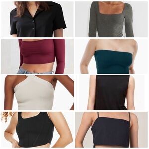 Aritzia & House of Harlow Size Small Top Bundle 8 Pieces